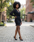 Rochie Voal Negru VERO MODA