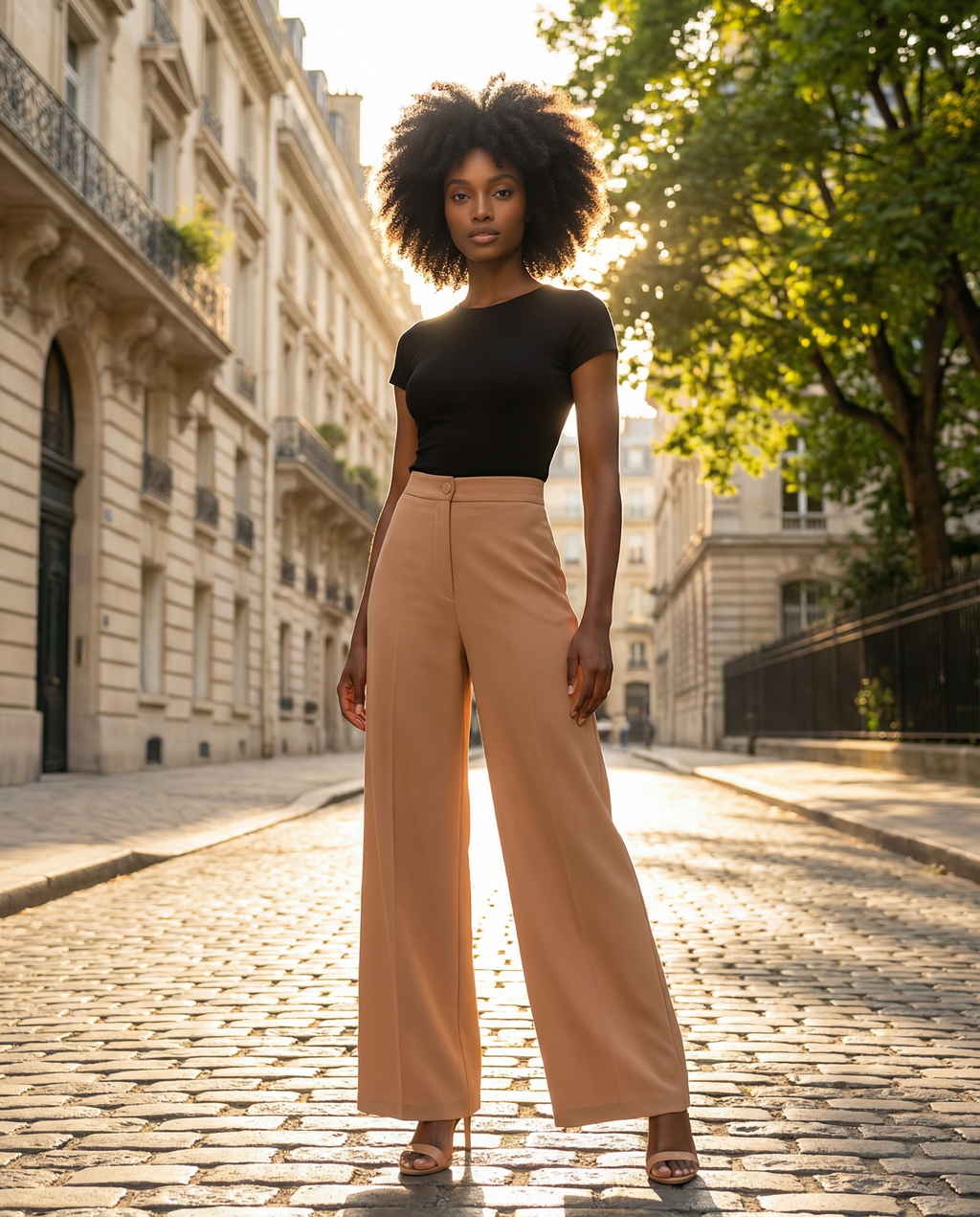 Pantaloni Palazzo BOOHOO