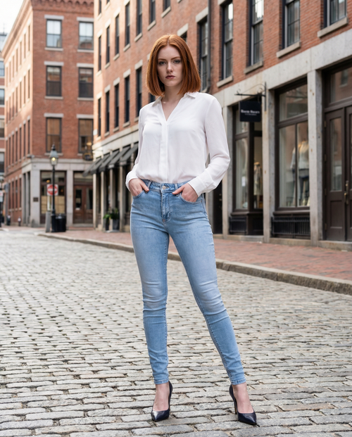 Blue Jeans Lux Denim VERO MODA